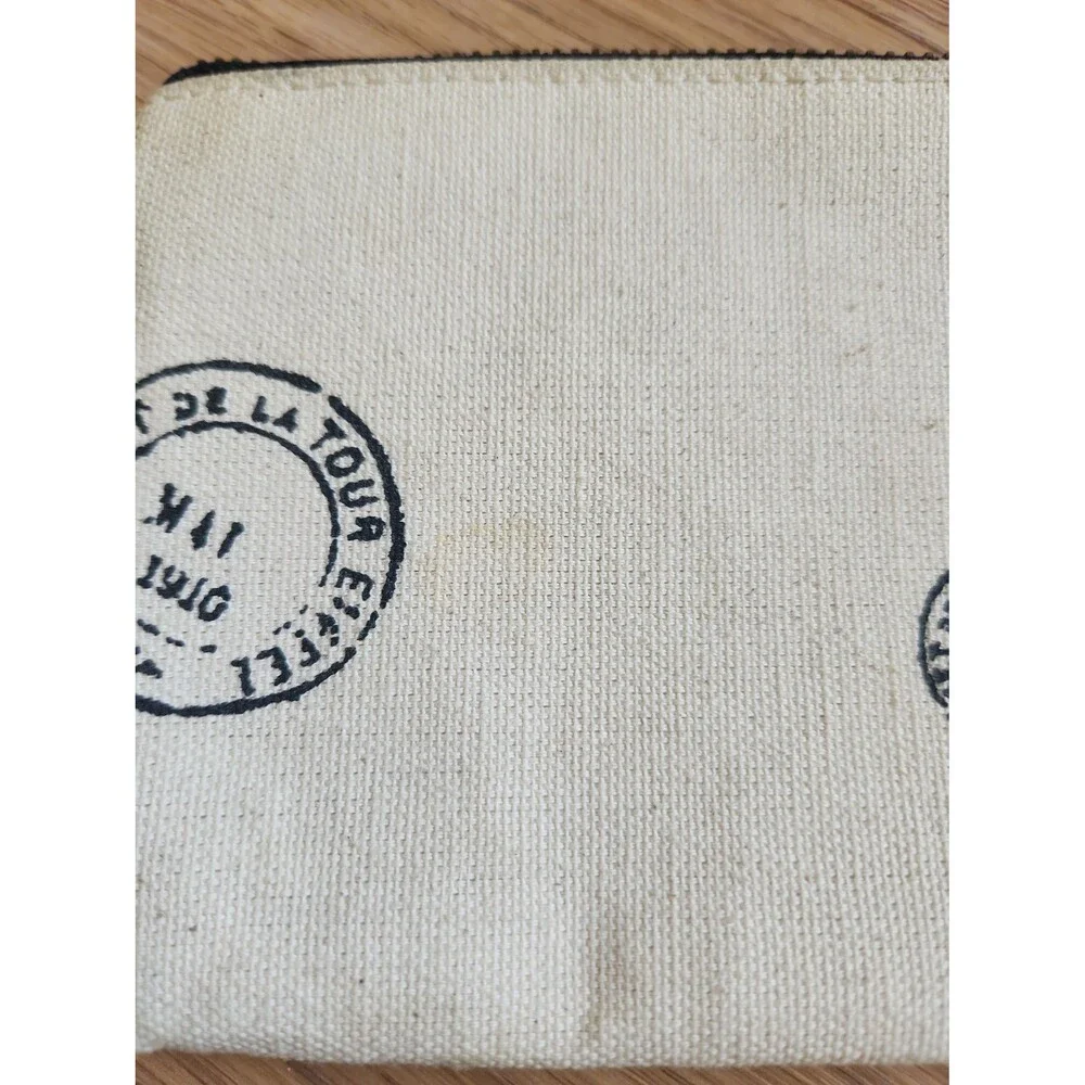 Set of Three Paris-Themed Cosmetic Bags